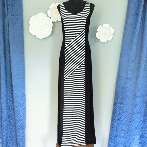 frank lyman black and white dress